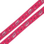 Лента репсовая (в рубчик) 15.0 мм, 3м, Love, розовый