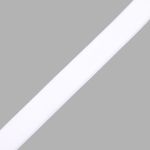 Резинка бельевая (бретелечная) матовая 15.0 мм / 50 метров, белый