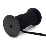 Резинка бельевая (окантовочная) блестящая 20.0 мм / 50 метров, черный, 46-07320/20