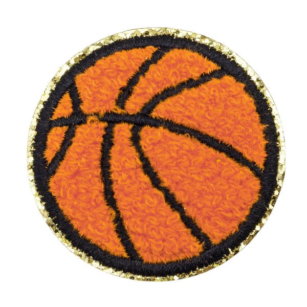 Термоаппликация Баскетбольный мяч, 5,9х5,9см Hobby&Pro