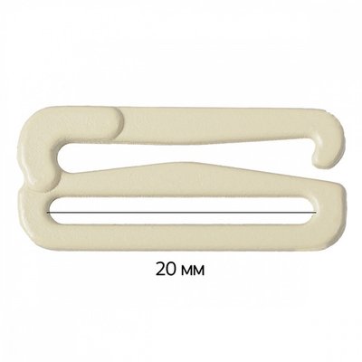 Крючки для бюстгальтера металл 19.7 мм, 126 бежевый, Arta, 50 шт