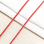 Шнур отделочный плетеный ⌀6.0 мм / 30 метров, красный, С987Г7