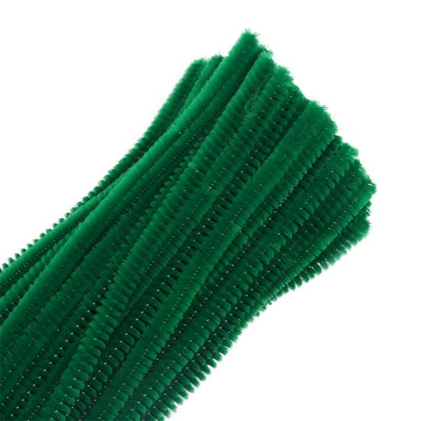 Проволока синельная 6 мм / 30см, 100 шт, Astra&Craft (A-036 зеленый)