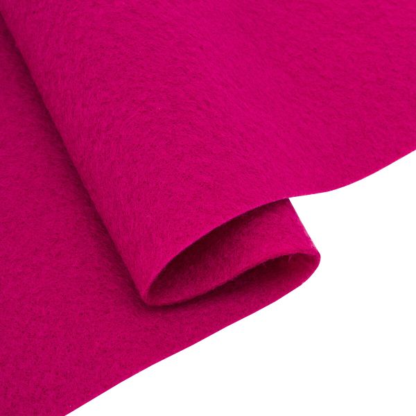 Фетр листовой мягкий 1.5 мм, 30х30 см, 180 г/м², 100% п/э, 4 шт, ягодный 8118