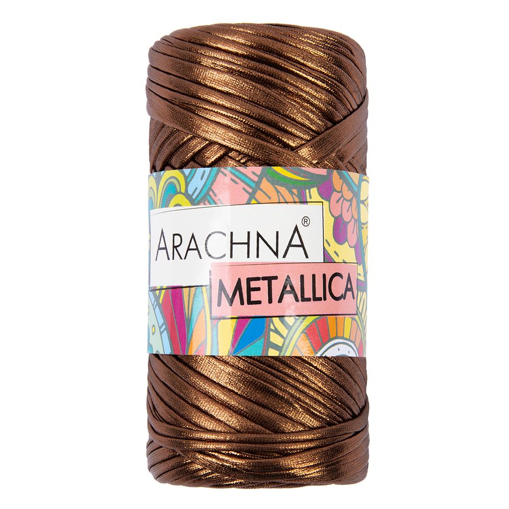 Пряжа Arachna Metallica / уп.4 мот. по 115г, 50 м, 04 бронзовый