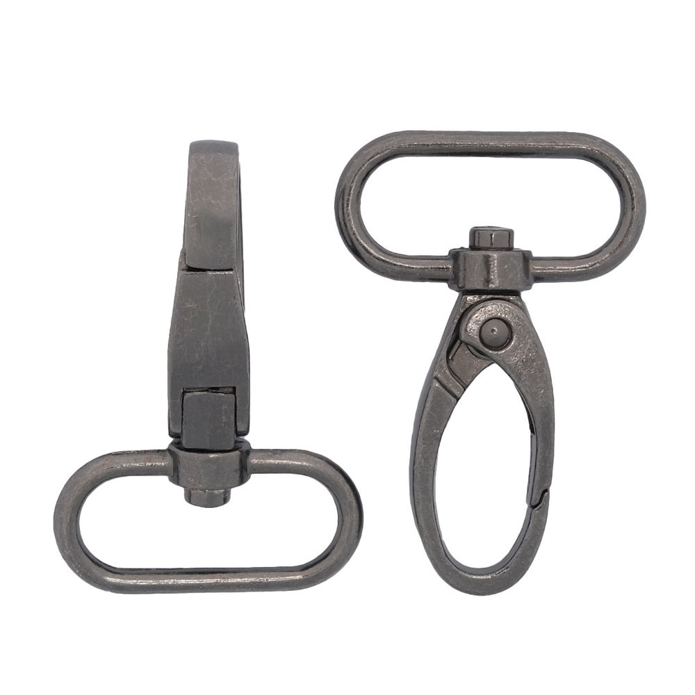 Карабин металл 25.0 мм (48х32 мм), 2 шт, чер.никель, 0325-0037 Hobby&Pro