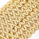 Тесьма отделочная 10 мм / 13.71 метров, TBY 917 цв.золото