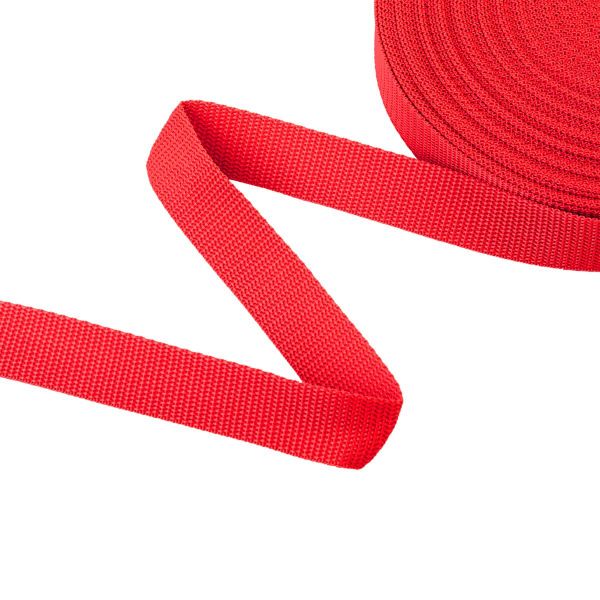 Стропа (ременная лента) 25 мм / 25 метров, С3870Г17, красный 10, Gamma С3870Г17