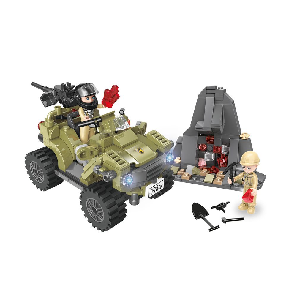 Конструктор пластиковый, Квадроцикл 312 элемент., Поделкин, PLJ-01, УЦЕНКА