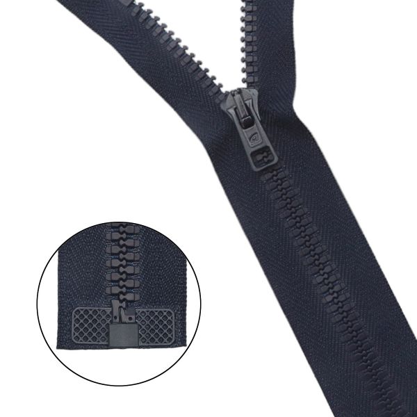 Молния трактор Arta Т6 (6 мм) 1 зам., разъем., 80 см, цв. 044 т.синий, уп.5 шт