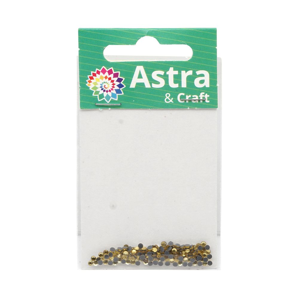 Стразы термоклеевые, 2 мм, ss6, 150 шт/упак (124 св.желтый)