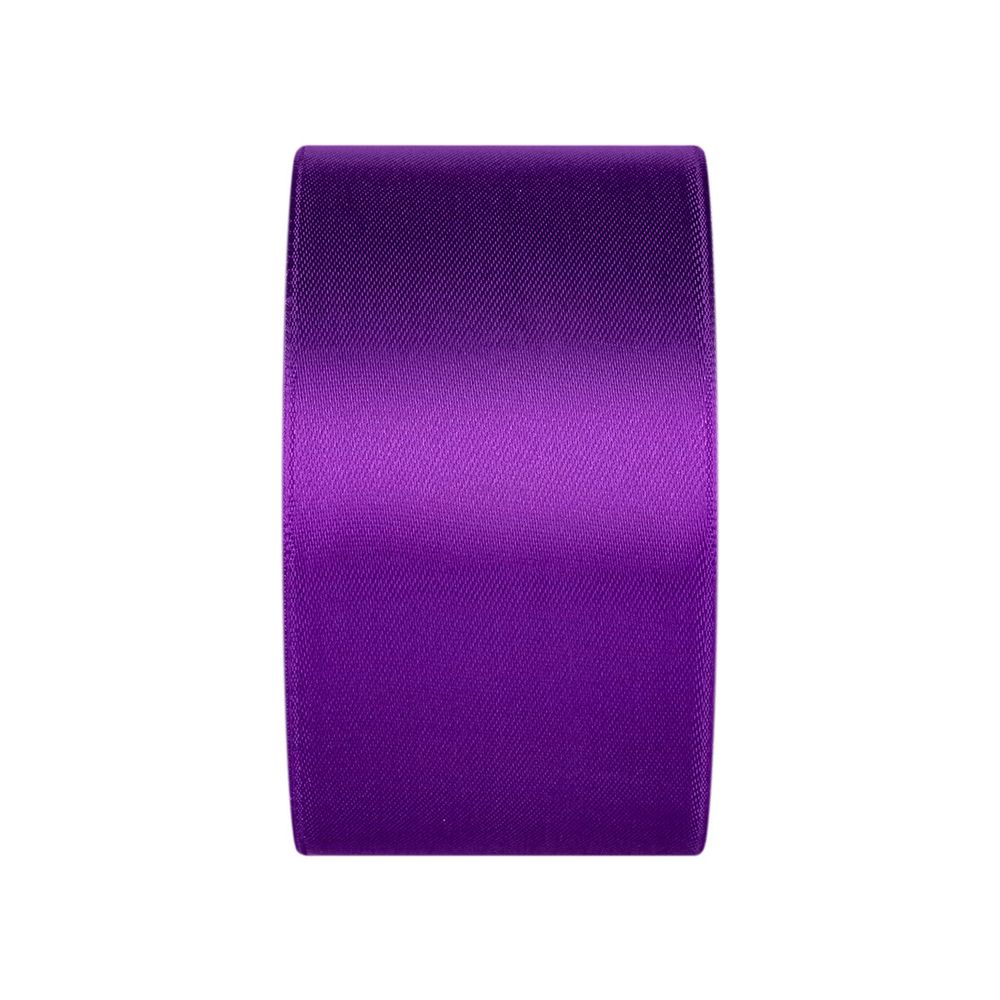 Лента атласная 1-сторонняя 50.0 мм / 33±2 метра, 046 лиловый, Gamma