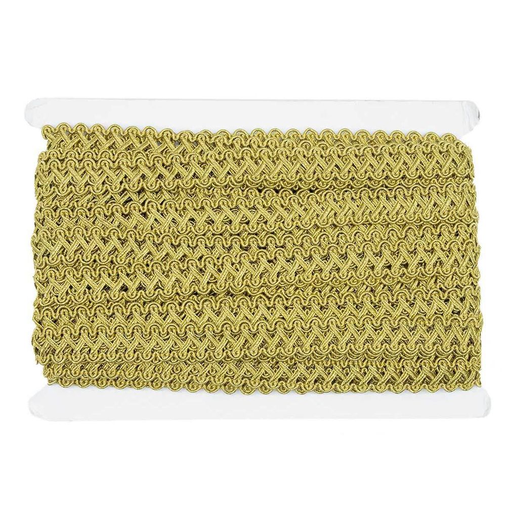 Тесьма 20 мм / 25 метров, 02 т.золото, 23-2508