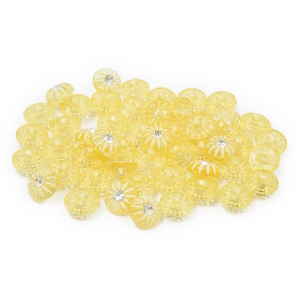 Пуговицы на ножке со стразом 20L (02), 50 шт