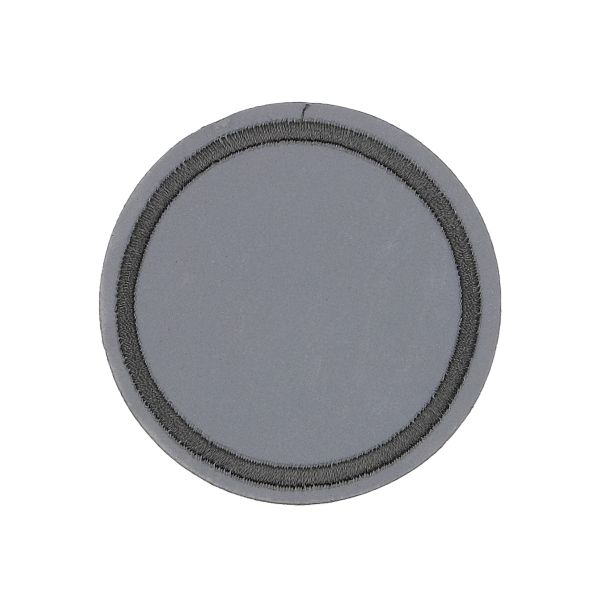 Термоаппликация светоотражающая Круг, d60 мм, LA421, 4 шт