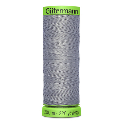 Нитки для тонких тканей Gutermann Extra Fine 150, 200м, 040 пепельно-серый, 5 катушек