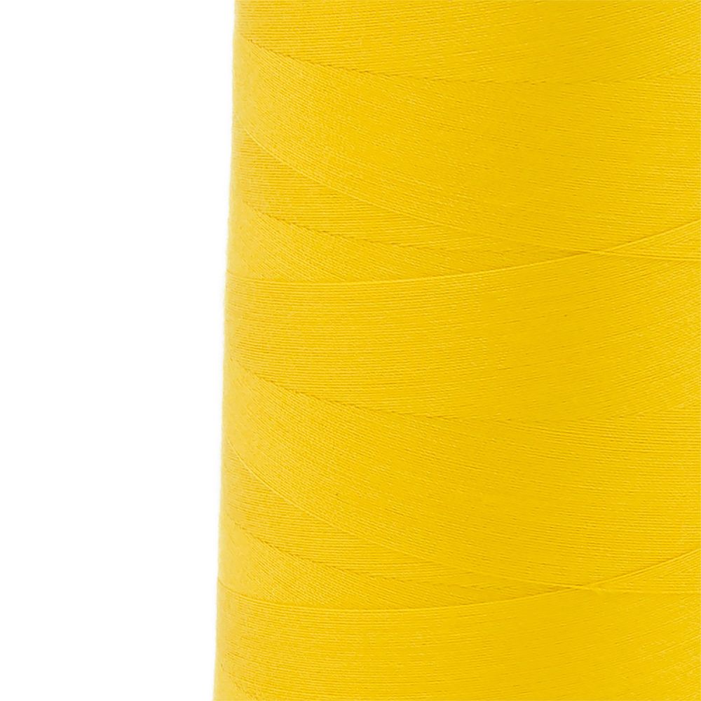 Нитки швейные Euron mH 40/2, 5000 ярд, 1385 ярко-желтый, 1 катушка