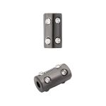 Наконечник для шнура металл цилиндр со стразами ⌀2,5/4,5 мм, 14,5х8 мм (чер.никель), 20 шт