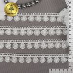 Кружево гипюр (плетёное) 20 мм / 13.71 метров, TBY.8GB0730, цв.01 белый