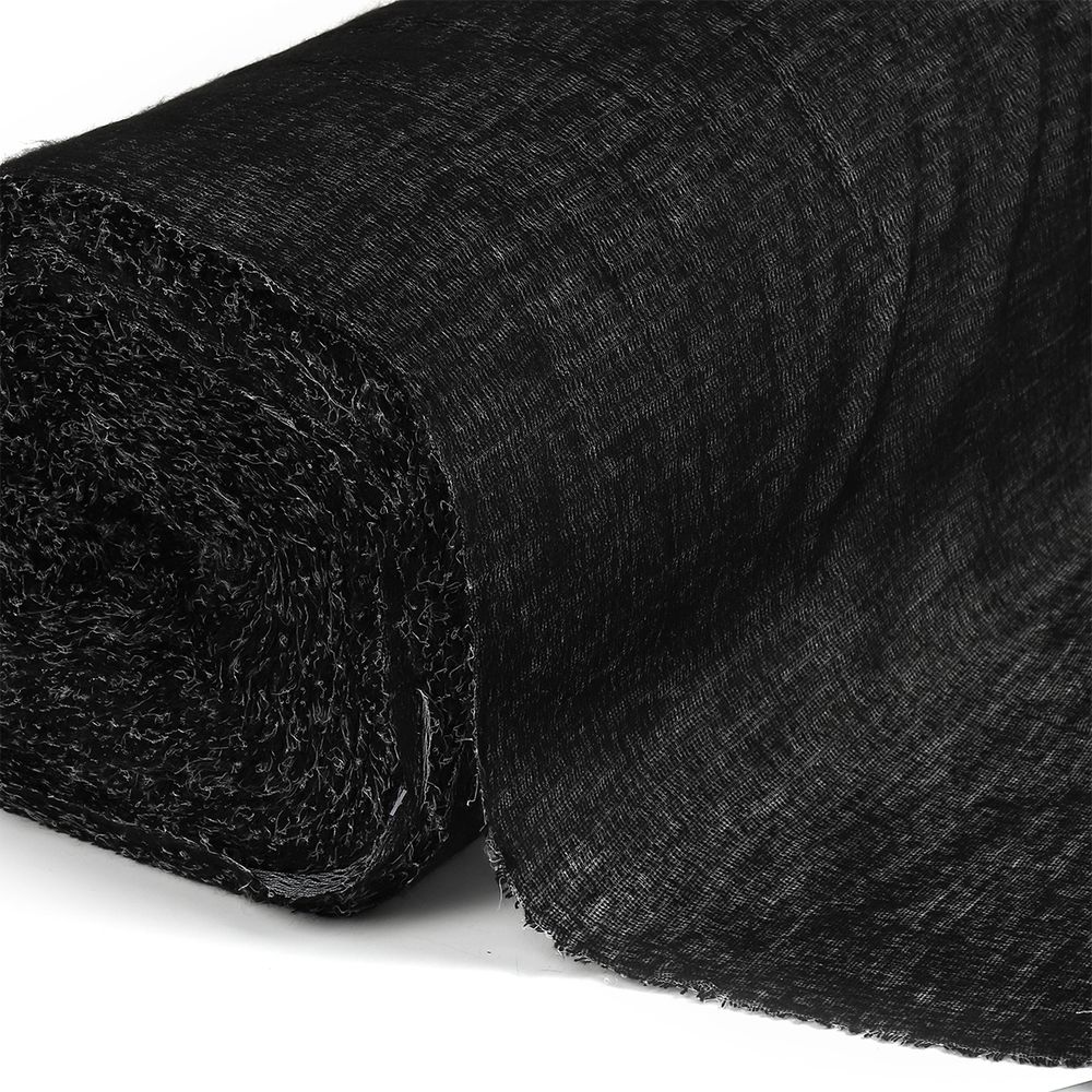 Дублерин трикотажный 65 г/м², черный, шир.150см, 100м