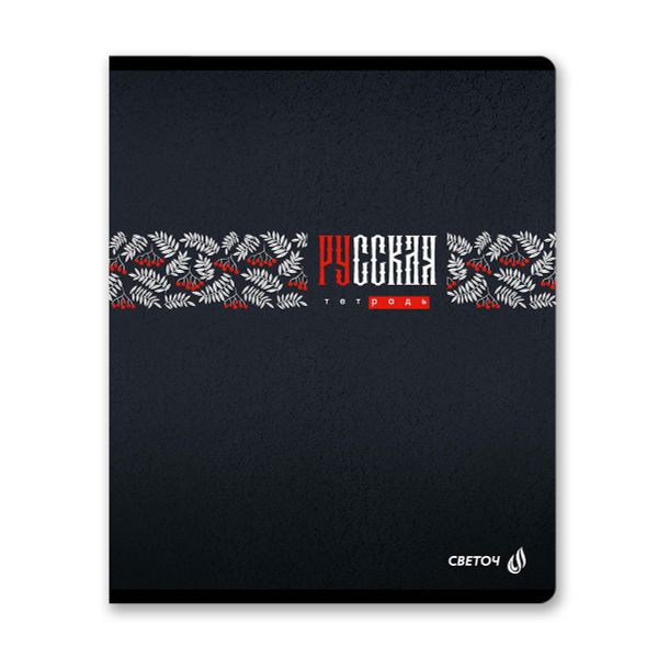 Тетрадь ученическая общая, софт-тач ламинация + выборочный лак, A5+ 96 л. на скобе 65 г/м², белизна 100 %, 5 шт, клетка, 01002 Эстетика Родины, Светоч 96Т17