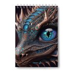 Блокнот на гребне, выборочный лак, A5 80 л., 4 шт, клетка, Взгляд 01240, Светоч Б127