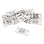 Украшение пришивное 10 мм, металл, серебро (никель), МТ_1817, 12 шт