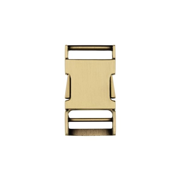 Фастекс (пряжка трезубец) металл 19 мм, 5 шт, под бронзу, Gamma GFM-19B