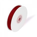 Лента репсовая (в рубчик) 12.0 мм / 22.8±1 метра, 260 бордовый, Magic4Hobby