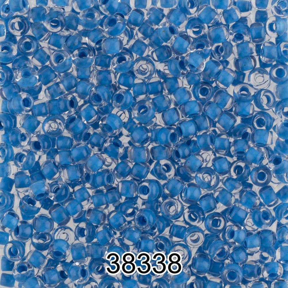 Бисер Preciosa круглый 10/0, 2.3 мм, 500 г, 38338 (Ф594) т.синий