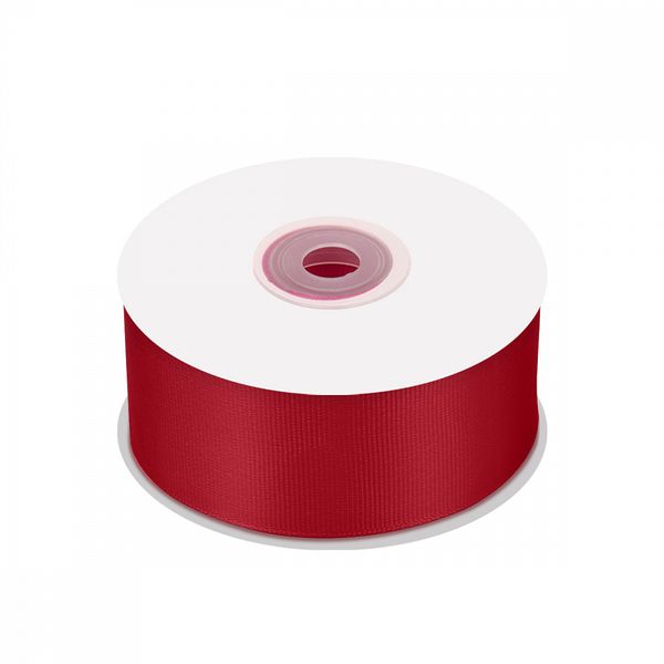 Лента репсовая (в рубчик) 38.0 мм цв. 260 бордовый уп.22.86м (±1м)