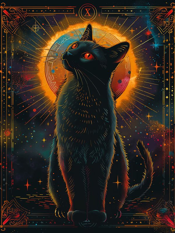 Пазл деревянный 500 элементов, PZLD-007 Мистическая кошка, Фрея