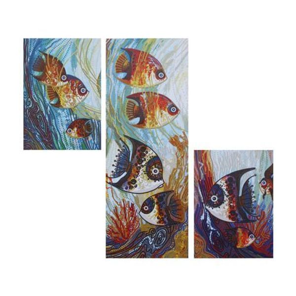 Набор для вышивания бисером Нова Слобода, Морское царство 1 часть 18х50 см, 2 части 18х25 см