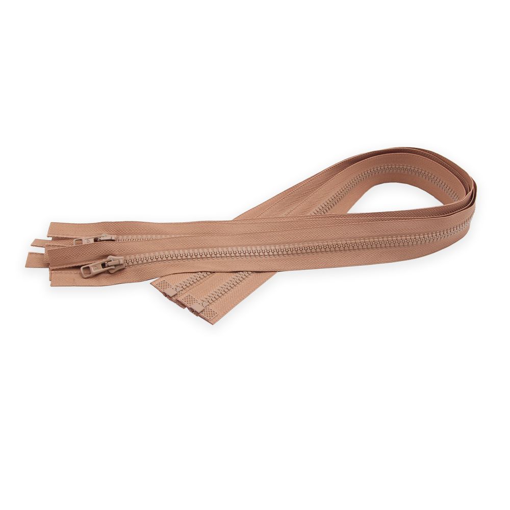 Молния трактор Arta Т6 (6 мм) 1 зам., разъем., 65 см, цв. 071 св.бежевый, уп.5 шт