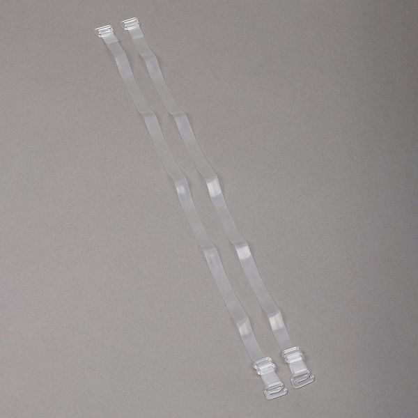 Бретели для бюстгальтера 10 мм, цв.прозрачный матовый, прозрачный, TBY.0T103, уп 10 пар