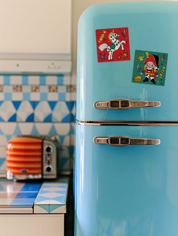 Картина по номерам Фрея, Союзмультфильм. Щелкунчик из сказки, на магните, 9х9 см