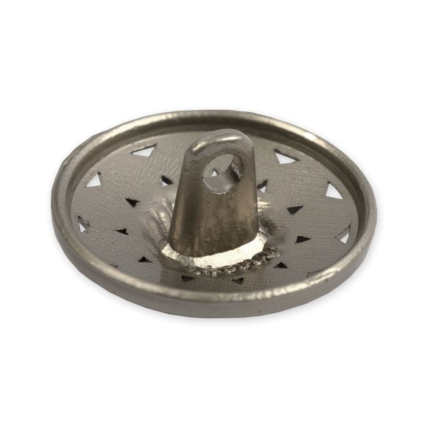 Пуговицы на ножке металл 17 мм, 6 шт, 04 никель, Blitz MB 0253