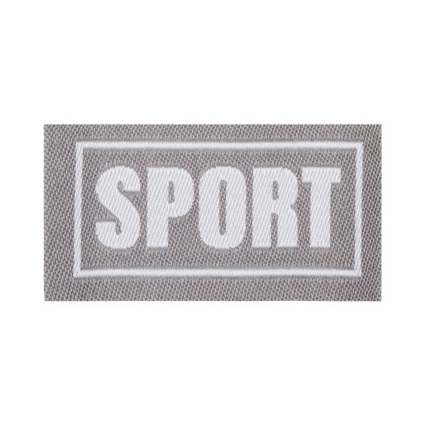 Нашивка полиэстер, 10 шт, 01-2 sport 2.5х4.6 см, Gamma HNP-1