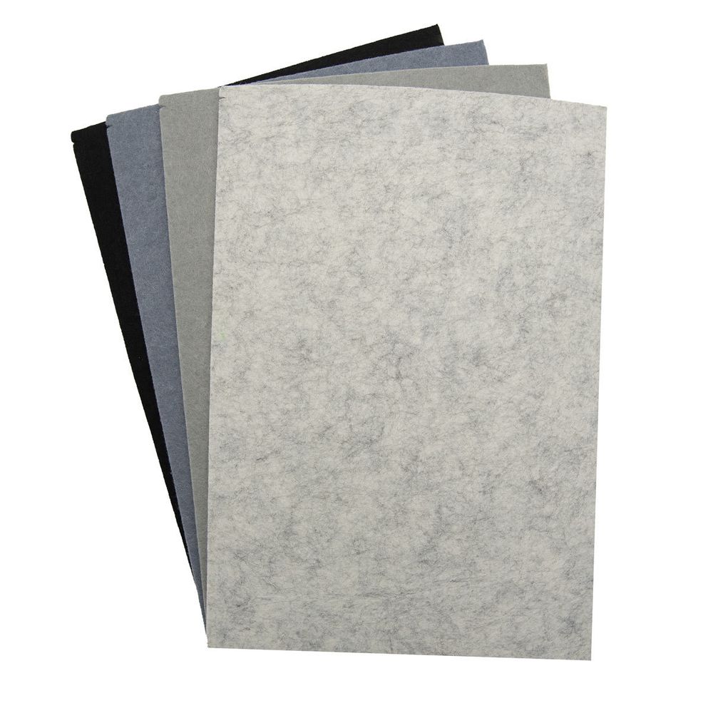Фетр листовой жесткий 3.0 мм, 20х30см, 4 шт, Astra&Craft, 7