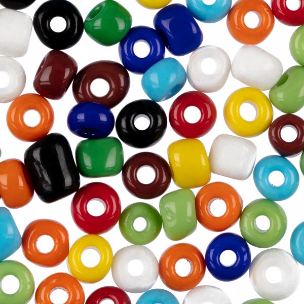 Бисер Zlatka 6/0 (4.1 мм), 100 г (10х10 г), №0051 разноцветный, GR