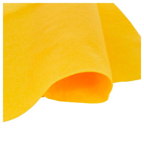 Фетр листовой 1 мм, 30х45 см, 60% вискоза, 40% шерсть, 326 бл.желтый, Gamma А-270/250