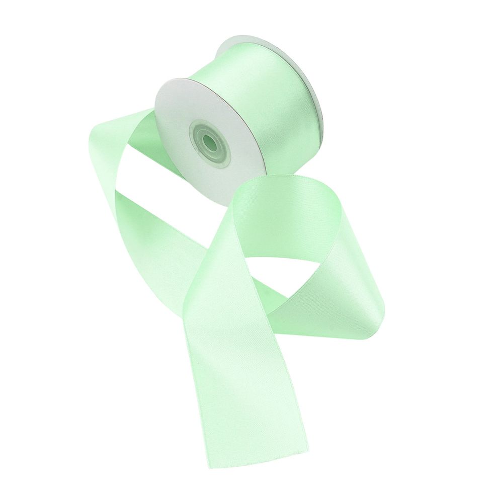 Лента атласная 2-сторонняя 50.0 мм / 22.86±1 метров, C1153 мятный, 6102-0016, Globus
