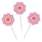 Формы для выпечки бумажные (капсулы) 5 см, 5х3 см, 24 шт, №02 цветы, S-Chief PPC-0007