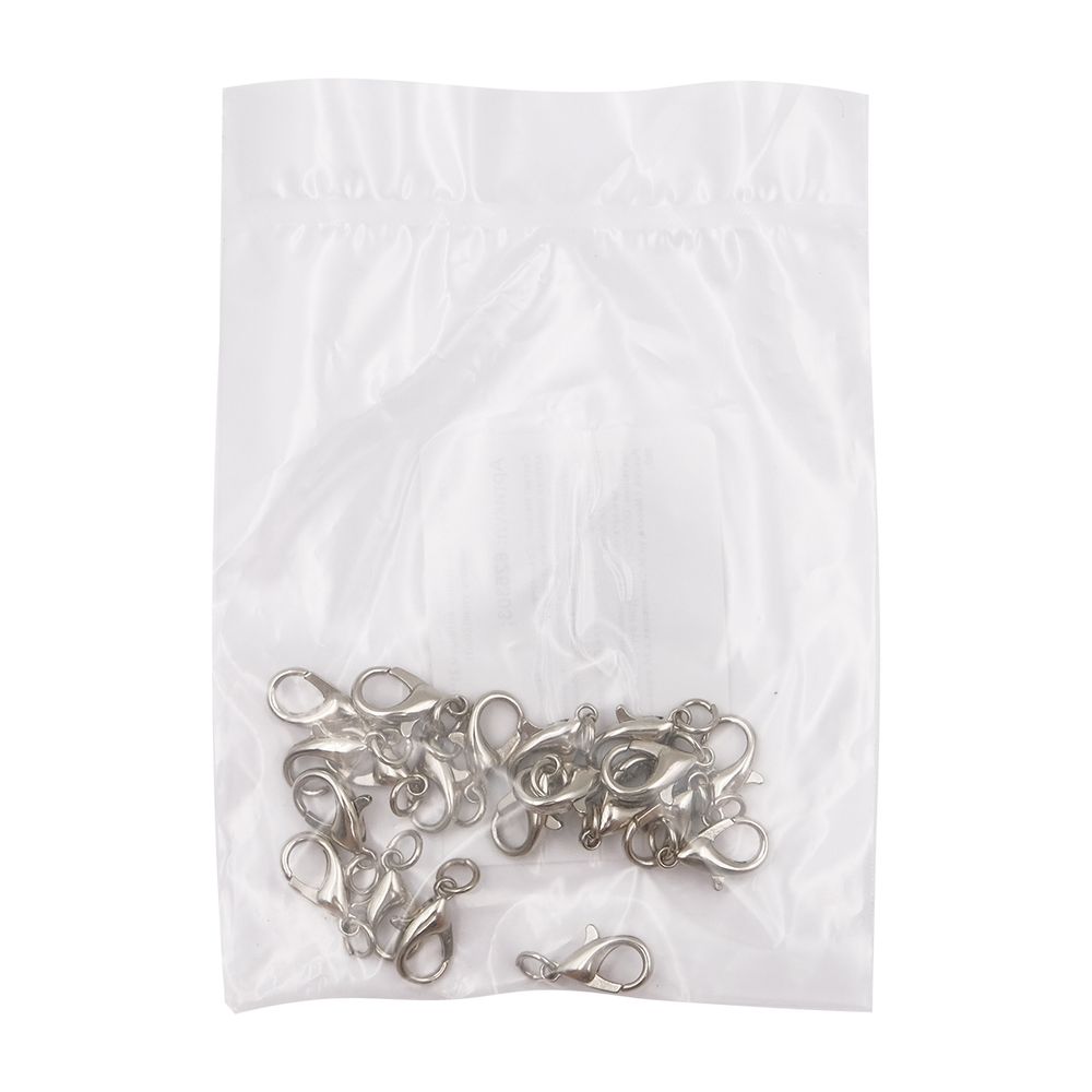 Замок для бус 21х10 мм (in 5 мм), никель, ГМХ14167, 20 шт