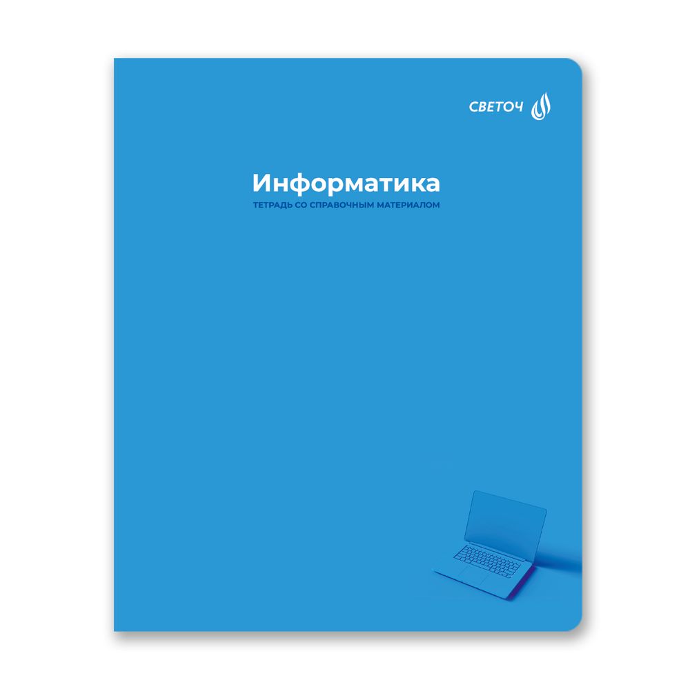 Тетрадь со справочным материалом Капсула знаний, A5 48 л. на скобе 60 г/м², белизна 90% 10 шт клетка, 01795 Капсула знаний Информатика, Светоч Т276