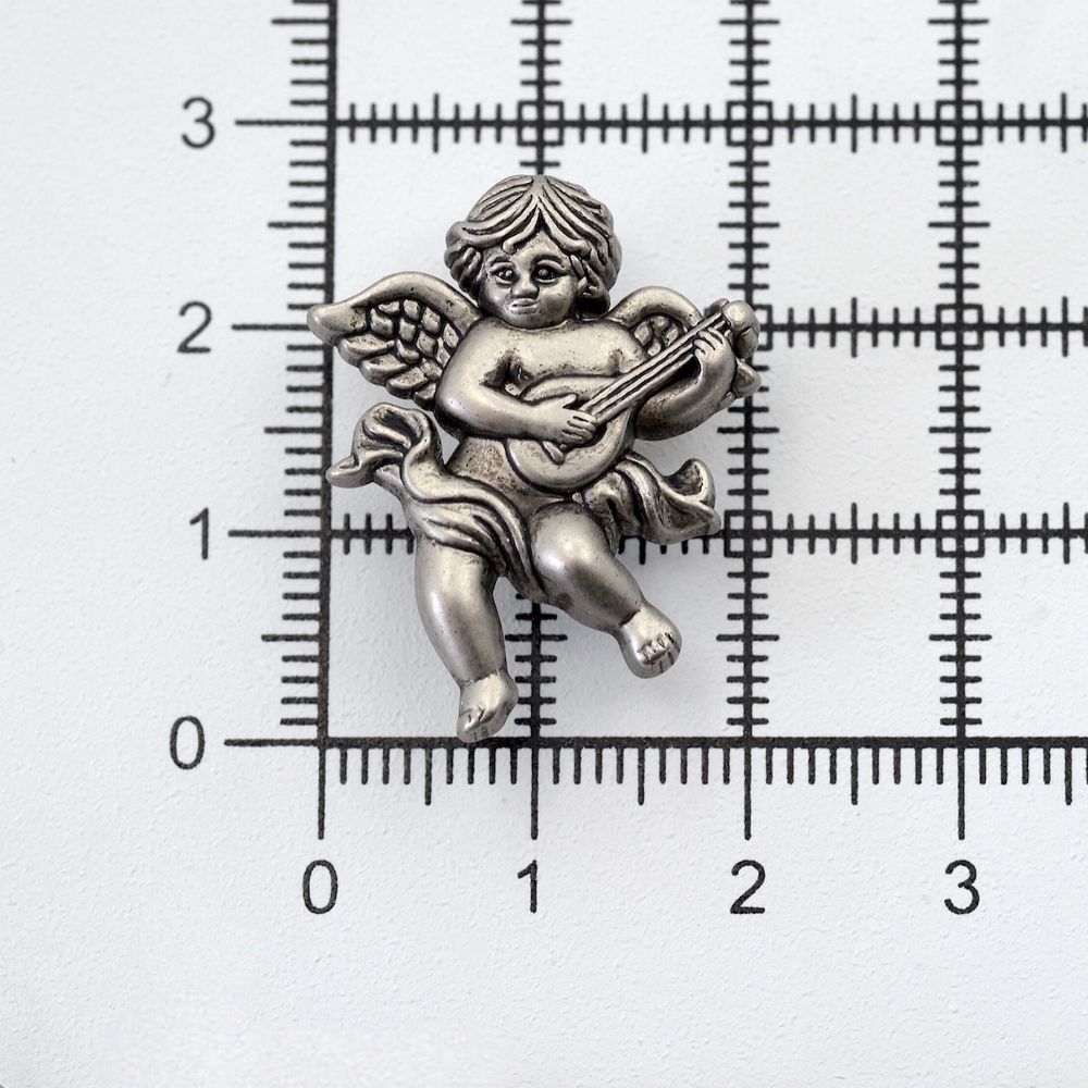 Украшения декоративные пуговицы Ангел, 26 мм (MAS), 36 шт, S090206