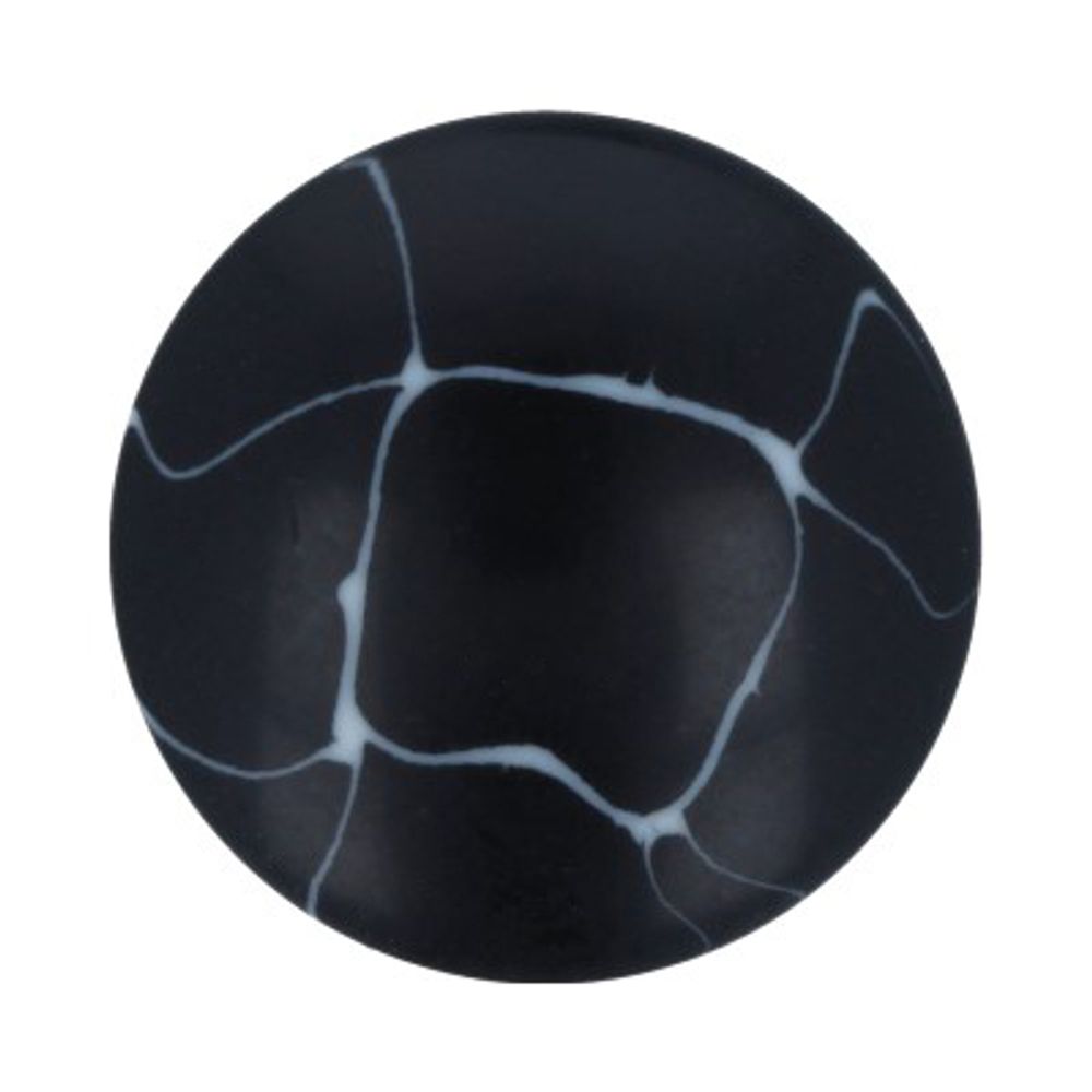 Пуговицы на ножке пальтовые 20 мм, 24 шт, А008 черный, Gamma OXG 0013