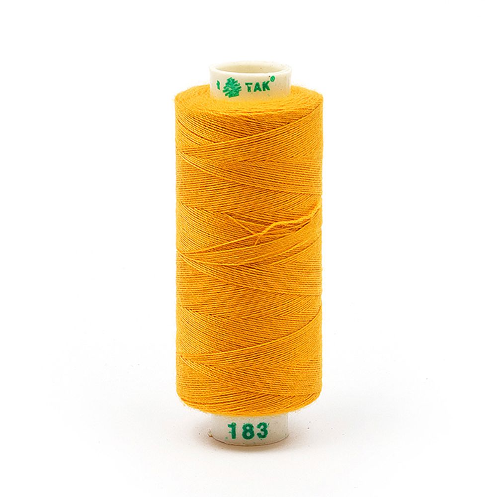 Нитки швейные бытовые Dor Tak 40/2, 366 м / 10 кат., 183 рыжий
