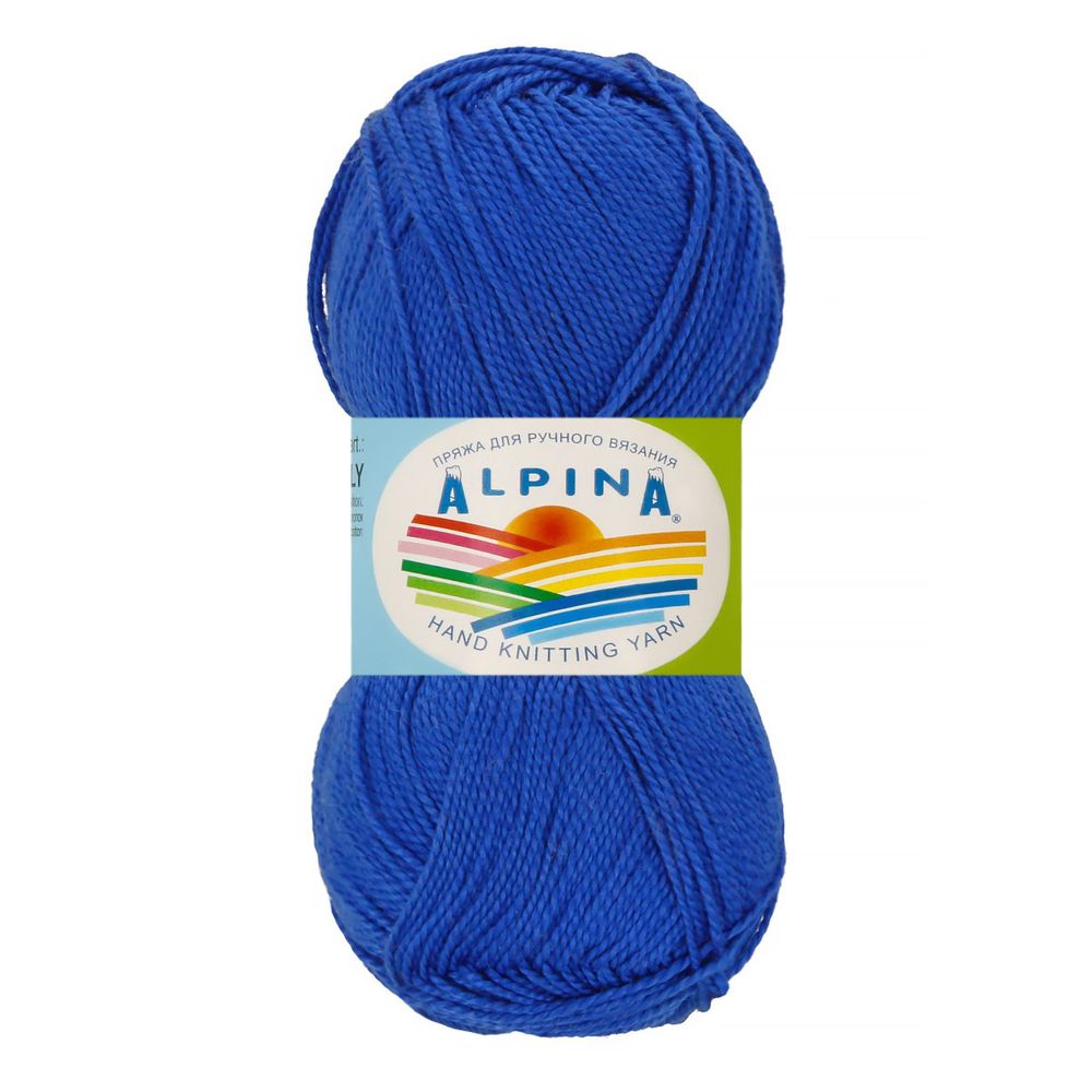 Пряжа Alpina Holly / уп.10 мот. по 50г, 200м, 546 яр.синий