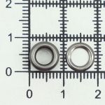 Люверсы металл ⌀_4.0 мм (внутр.), чер.никель, 100 шт, S090810, BIG